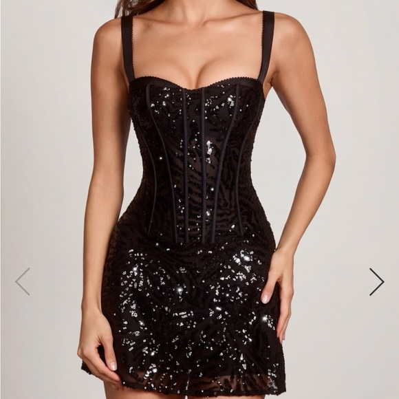 Oh Polly Benedetta Corset Mini Dress NWOT - Picture 6 of 8